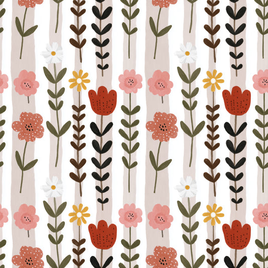 Lacy Floral Digital Seamless Pattern