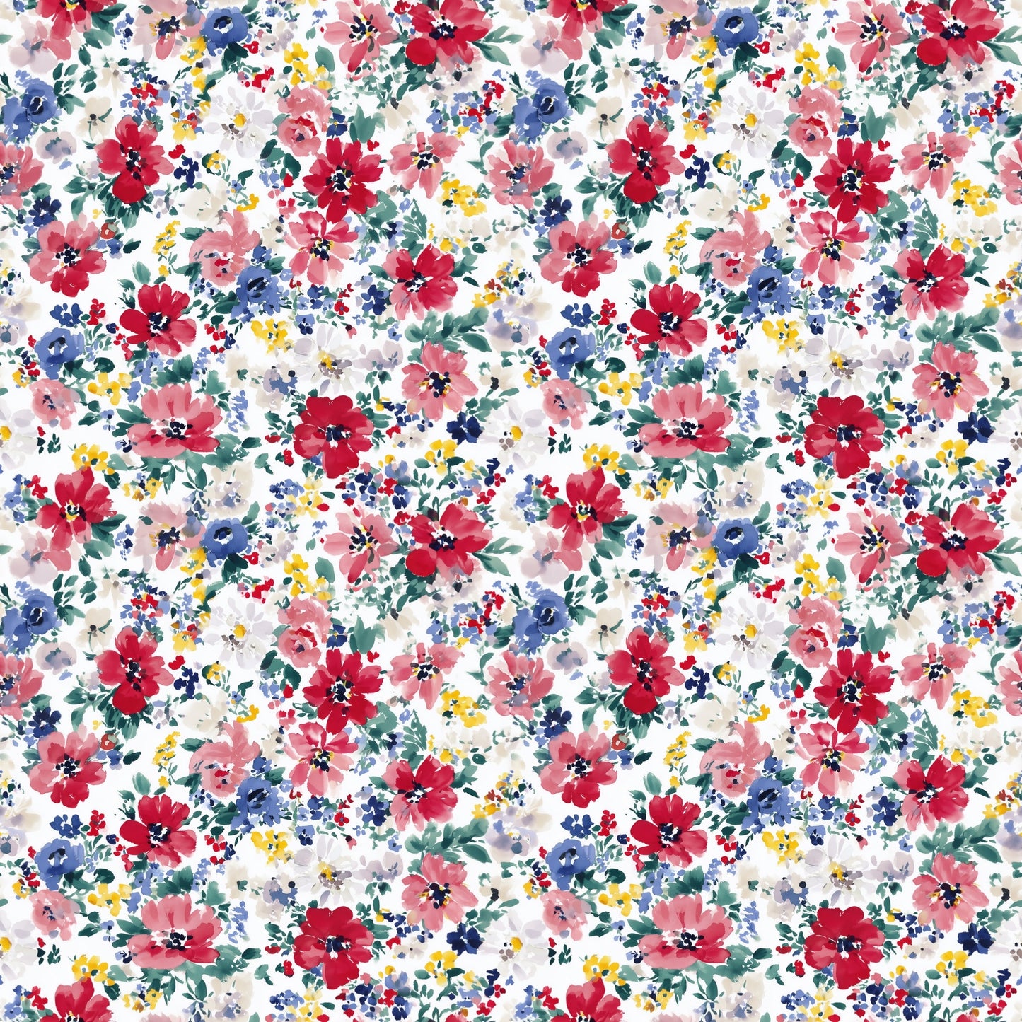 Large Ditsy Floral Digital Seamless Pattern