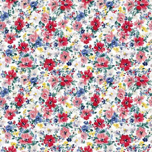 Large Ditsy Floral Digital Seamless Pattern