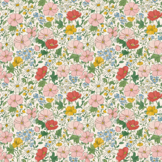 Lazy Garden Days Digital Seamless Pattern
