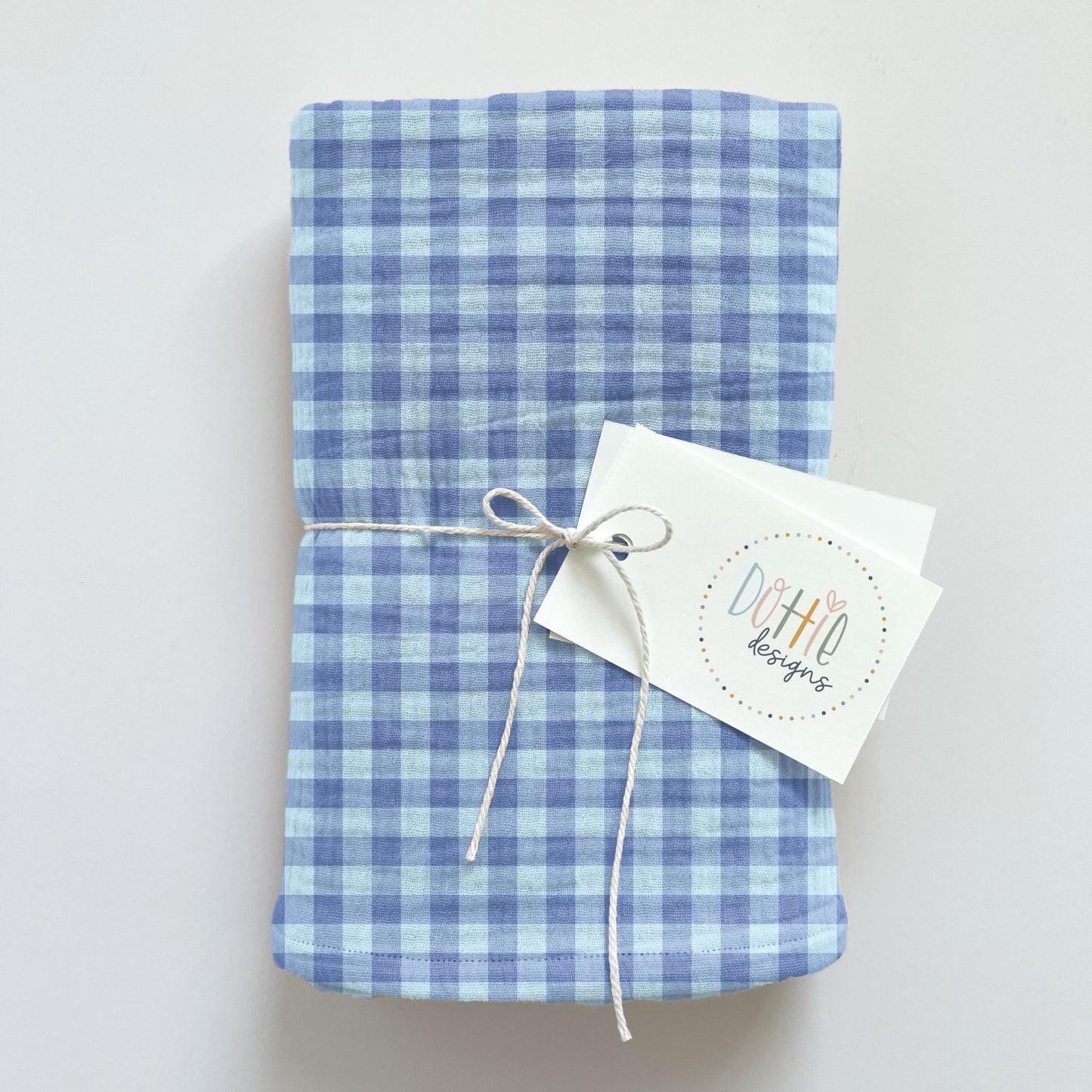 Leafy Blueberry Gingham
