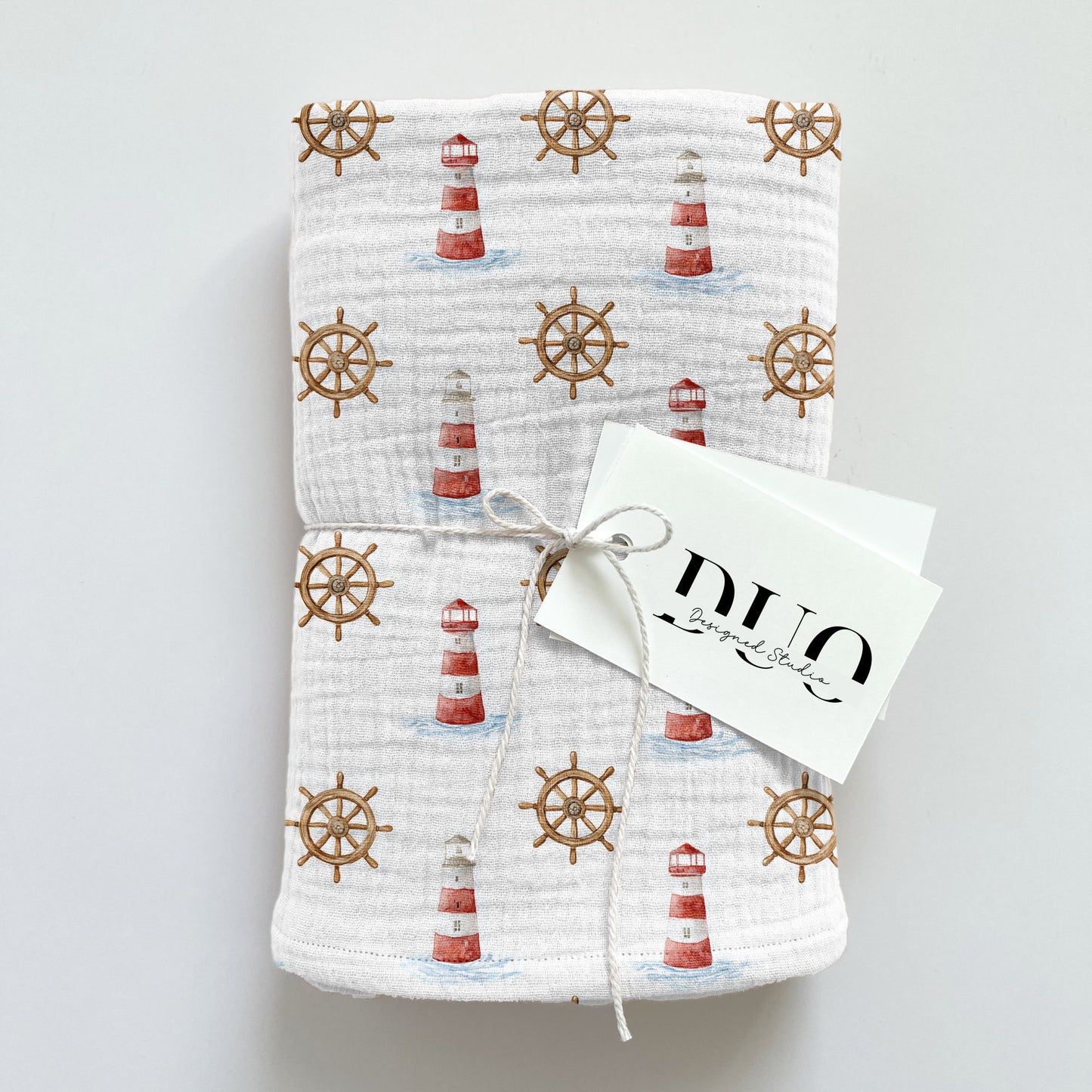 Lighthouses Digital Seamless Pattern