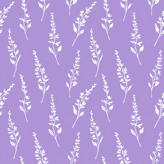 Lilac Lavender Digital Seamless Pattern