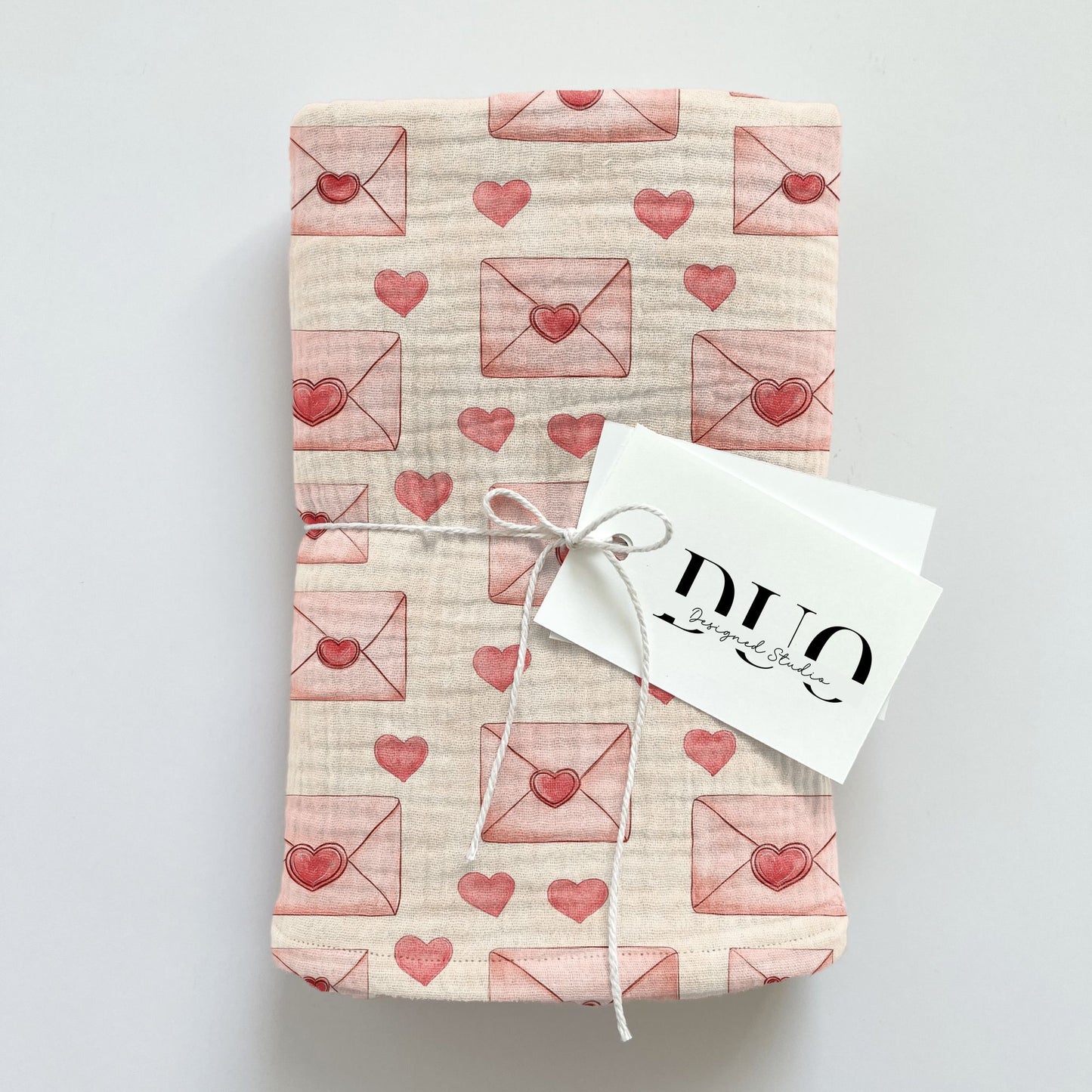 Love Letters & Hearts Digital Seamless Pattern