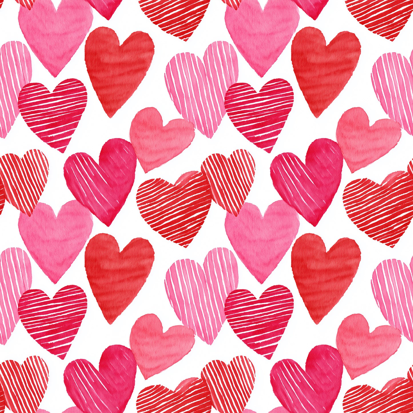Love Hearts Digital Seamless Pattern