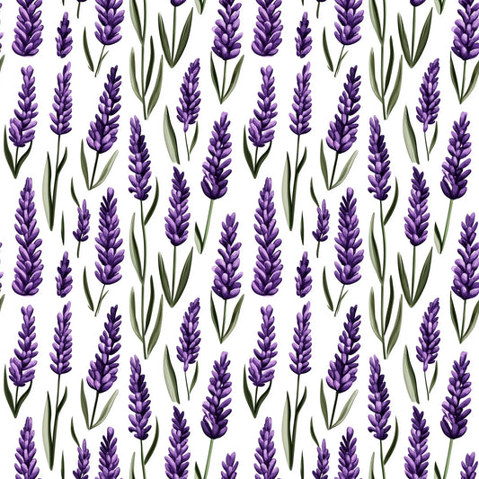 Lovely Lavender Digital Seamless Pattern