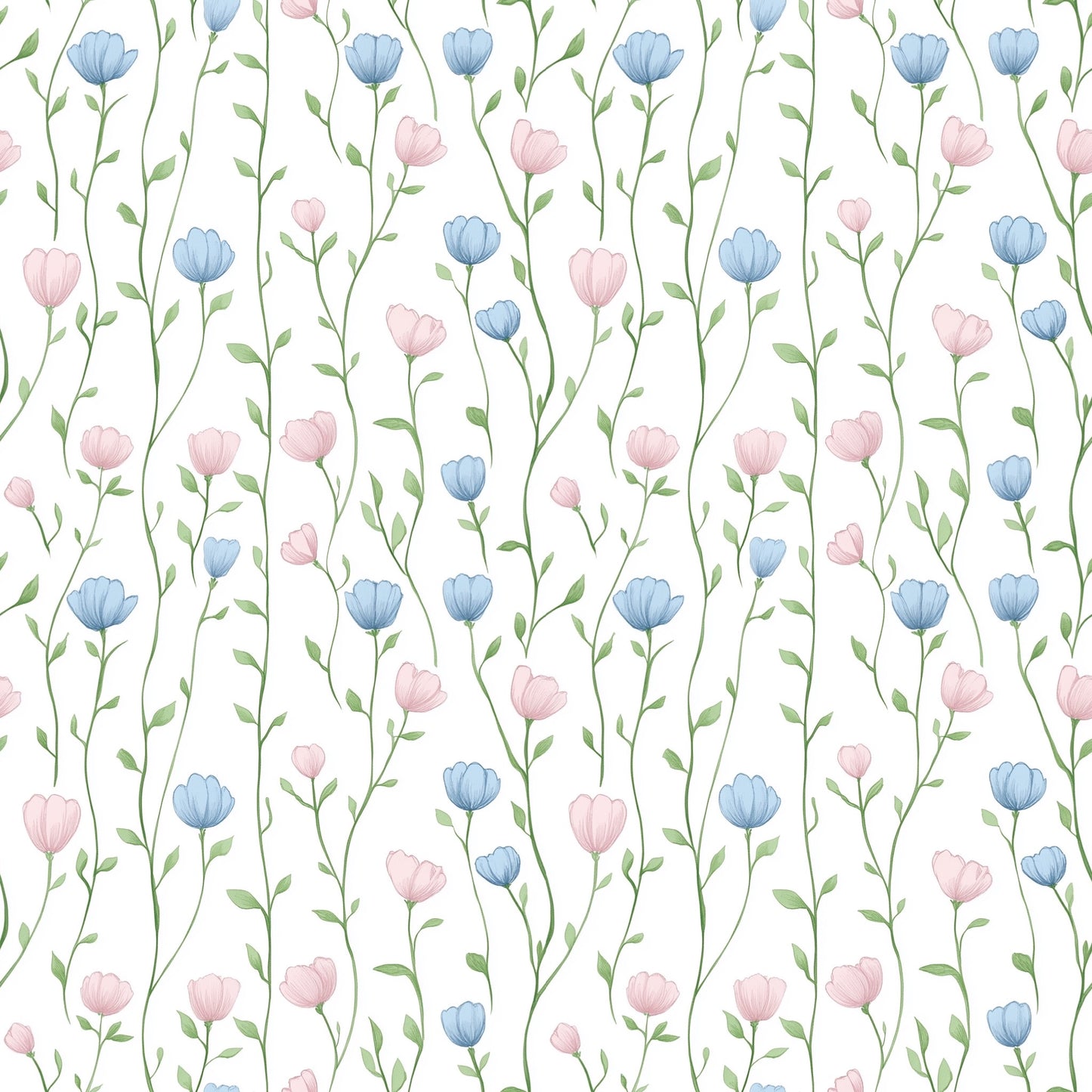 Lucie Floral Digital Seamless Pattern
