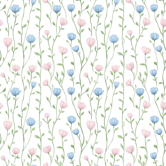 Lucie Floral Digital Seamless Pattern