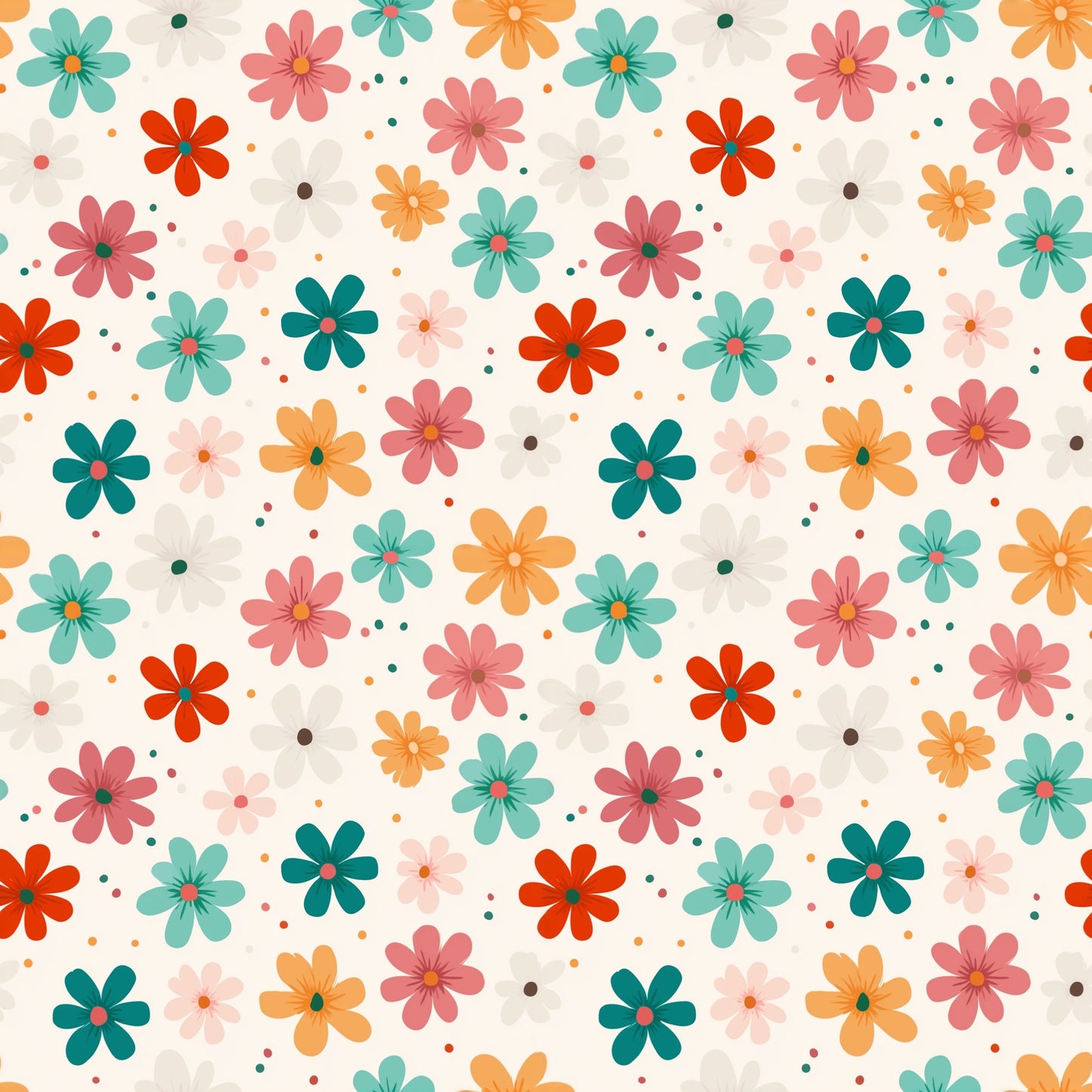 Lucinda Floral Digital Seamless Pattern