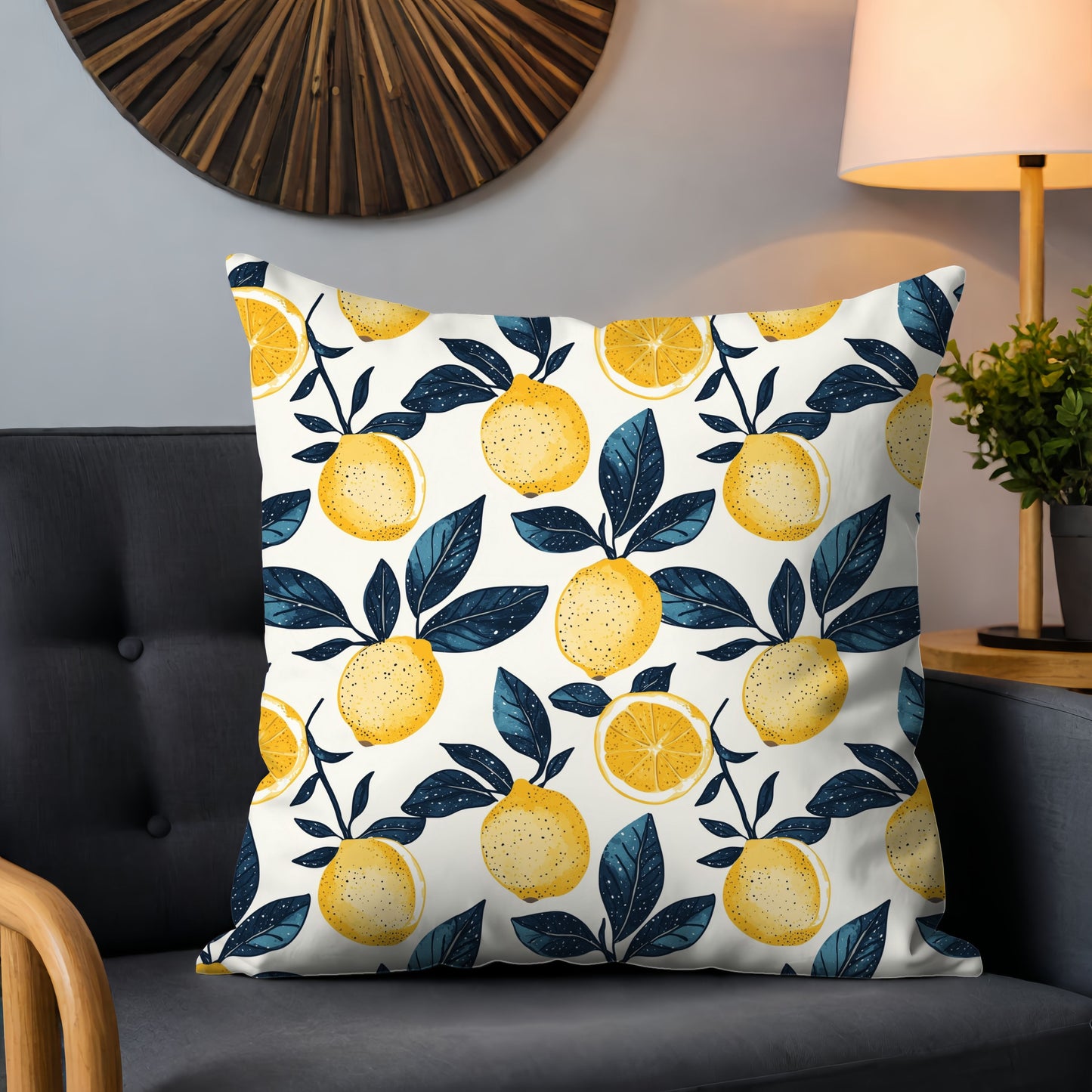 Luscious Lemons Digital Seamless Pattern