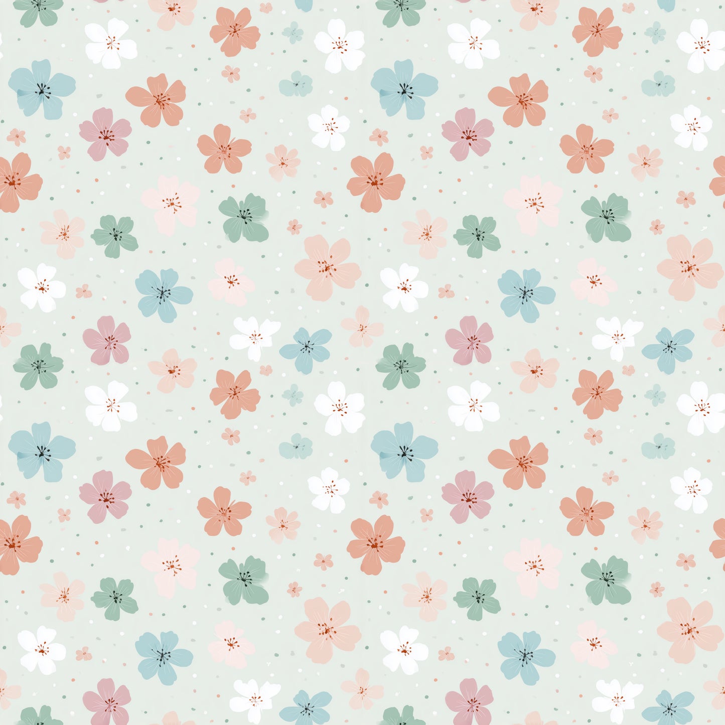 Maisie Floral Digital Seamless Pattern