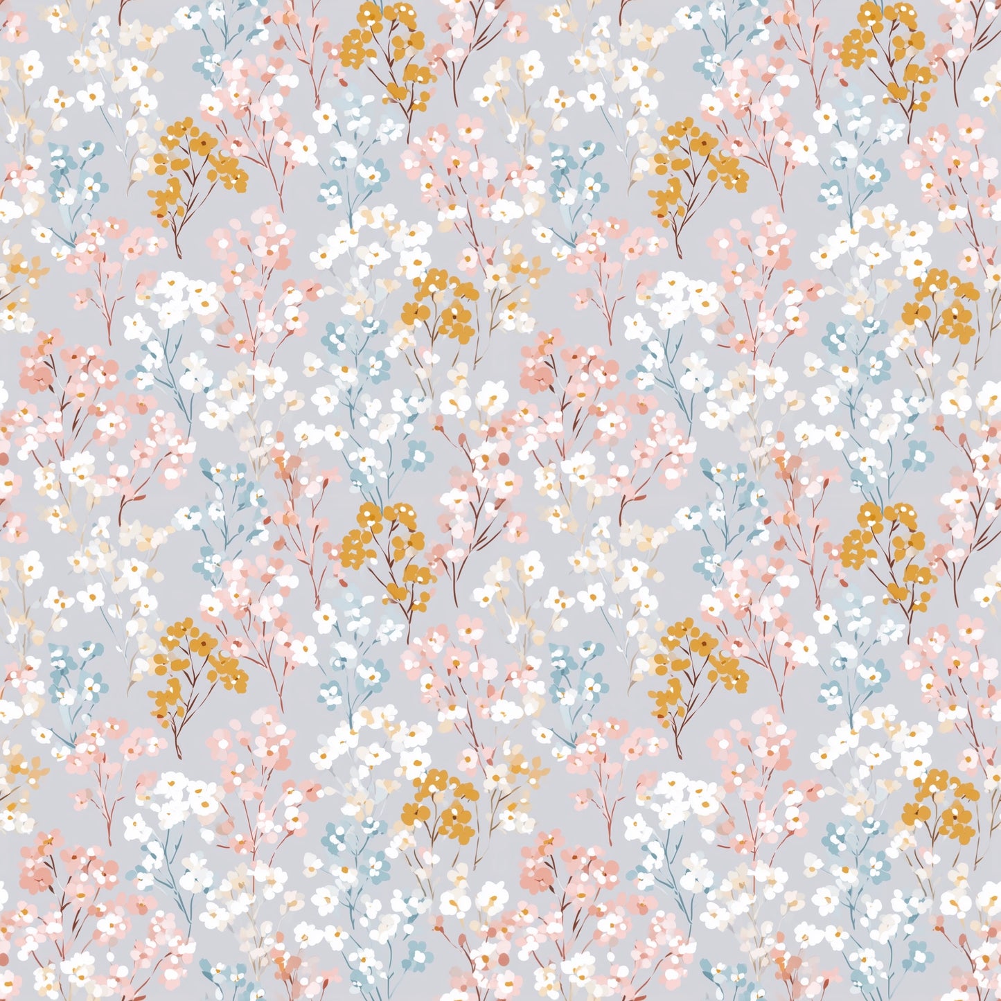 Maria Floral Digital Seamless Pattern