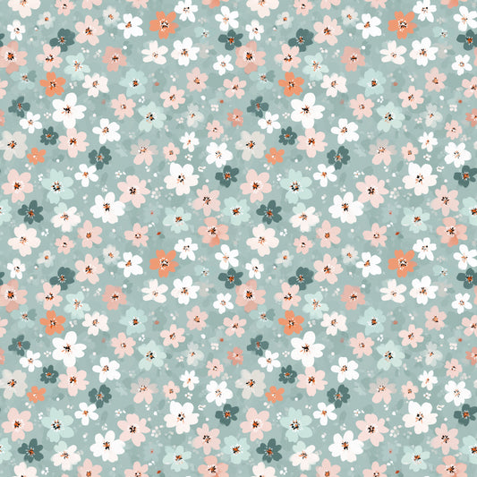 Mary Floral Digital Seamless Pattern