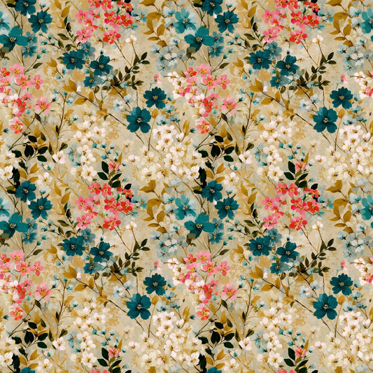 Maya Floral Digital Seamless Pattern