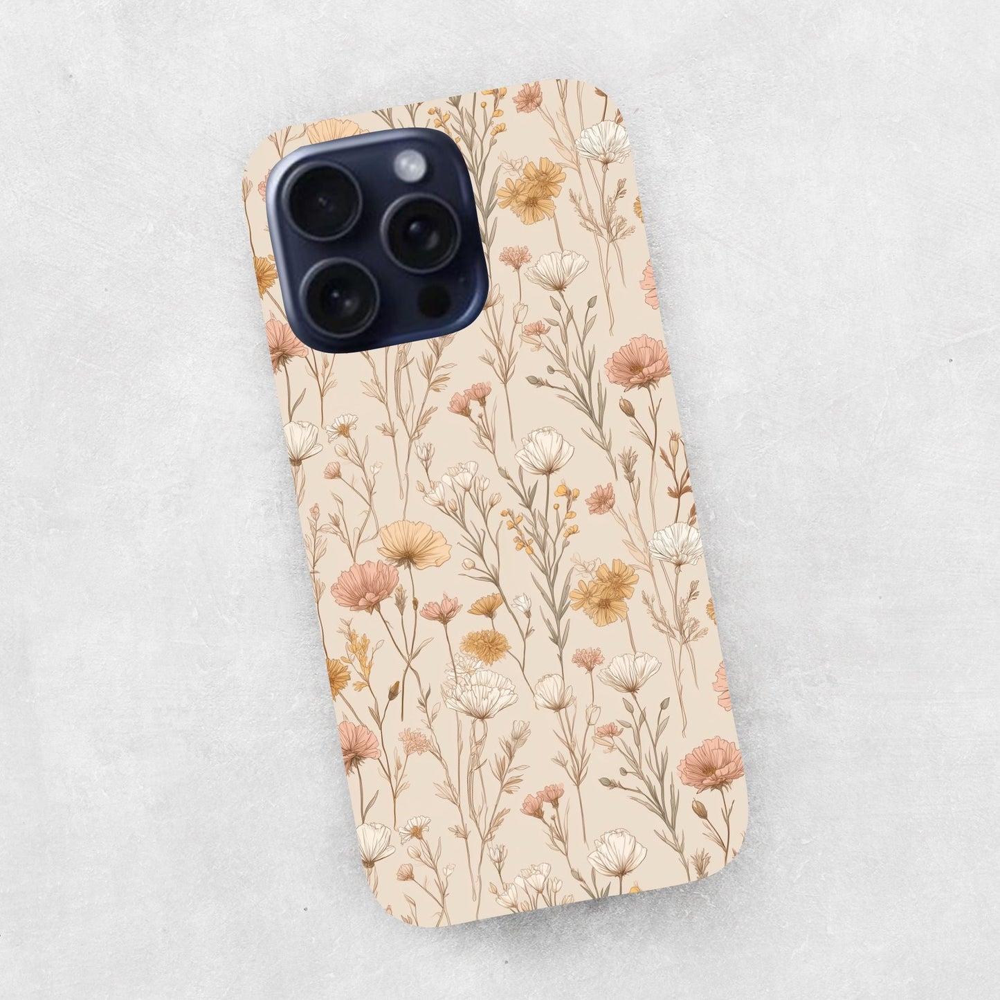 Meadow Blooms Digital Seamless Pattern