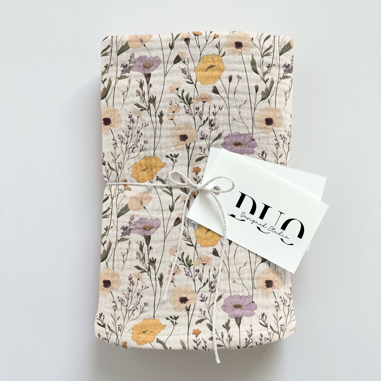 Meadow Wildflowers Digital Seamless Pattern
