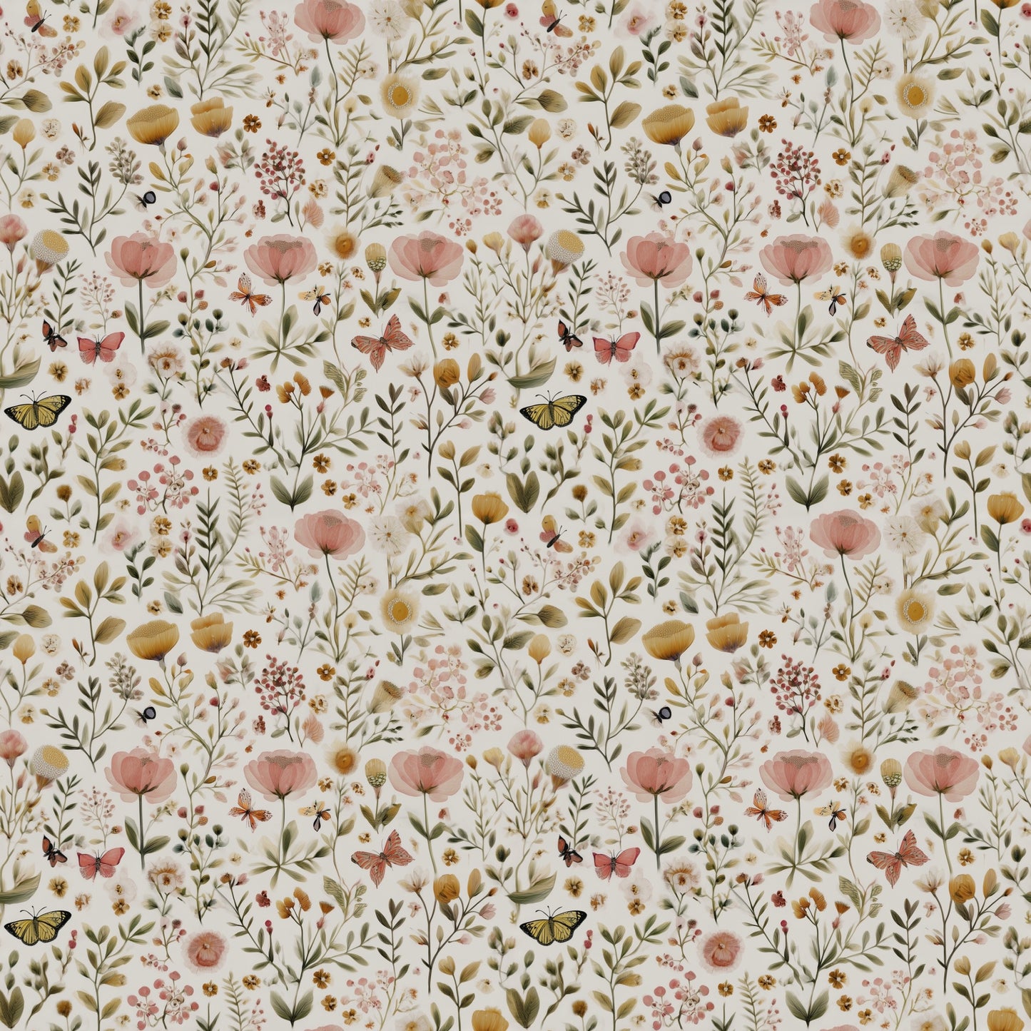Melissa Floral Digital Seamless Pattern