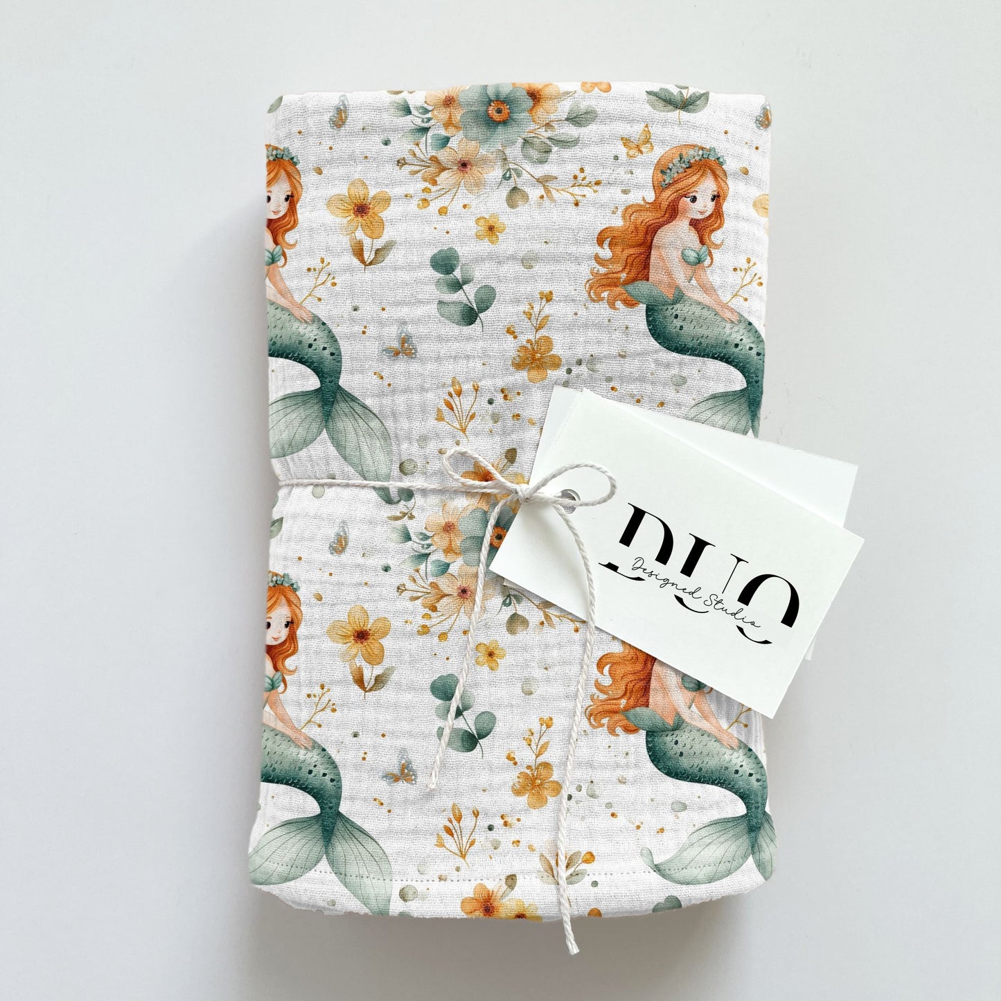 Mermaid Digital Seamless Pattern