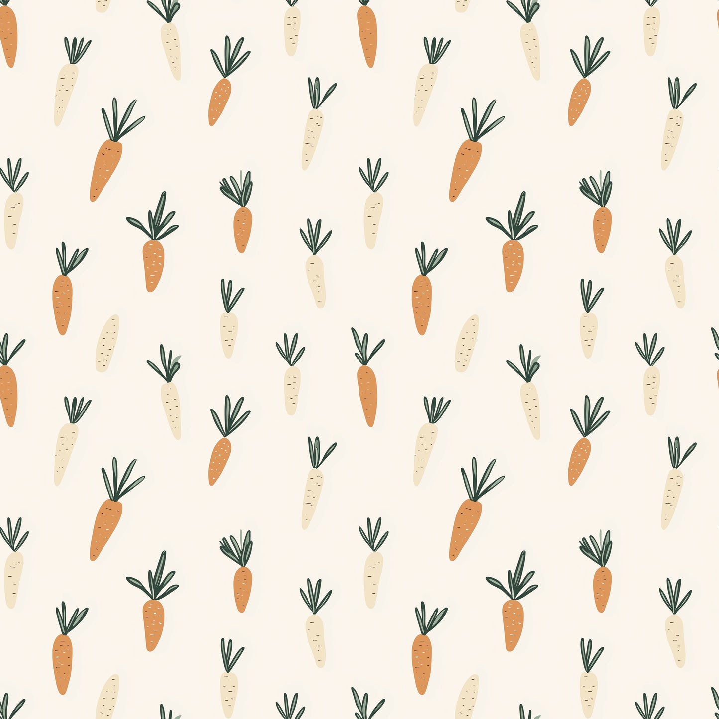 Mini Carrots Digital Seamless Pattern