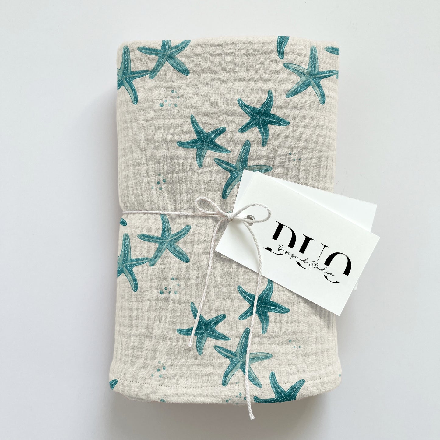 Mini Starfishes Digital Seamless Pattern