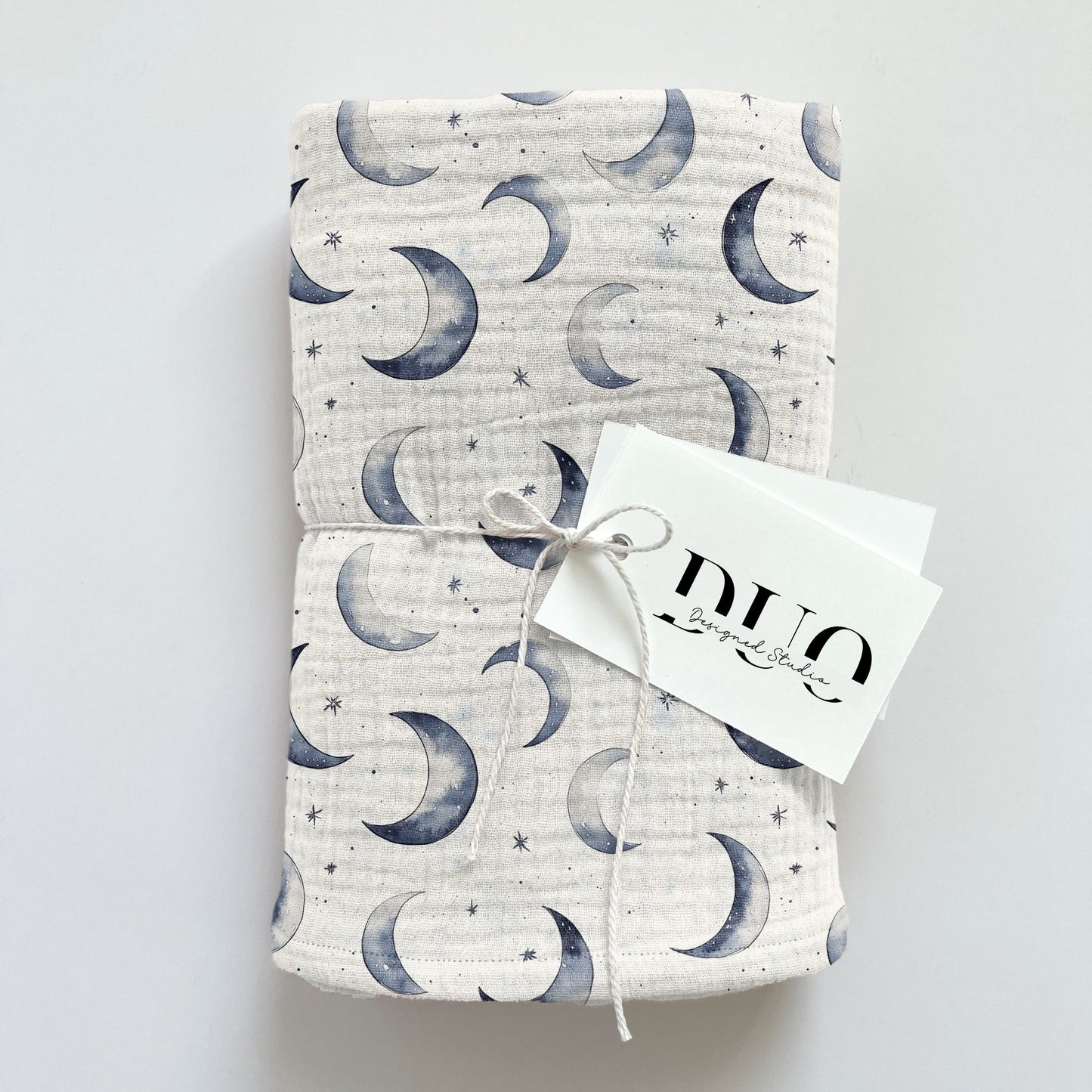 Mono Moons Digital Seamless Pattern