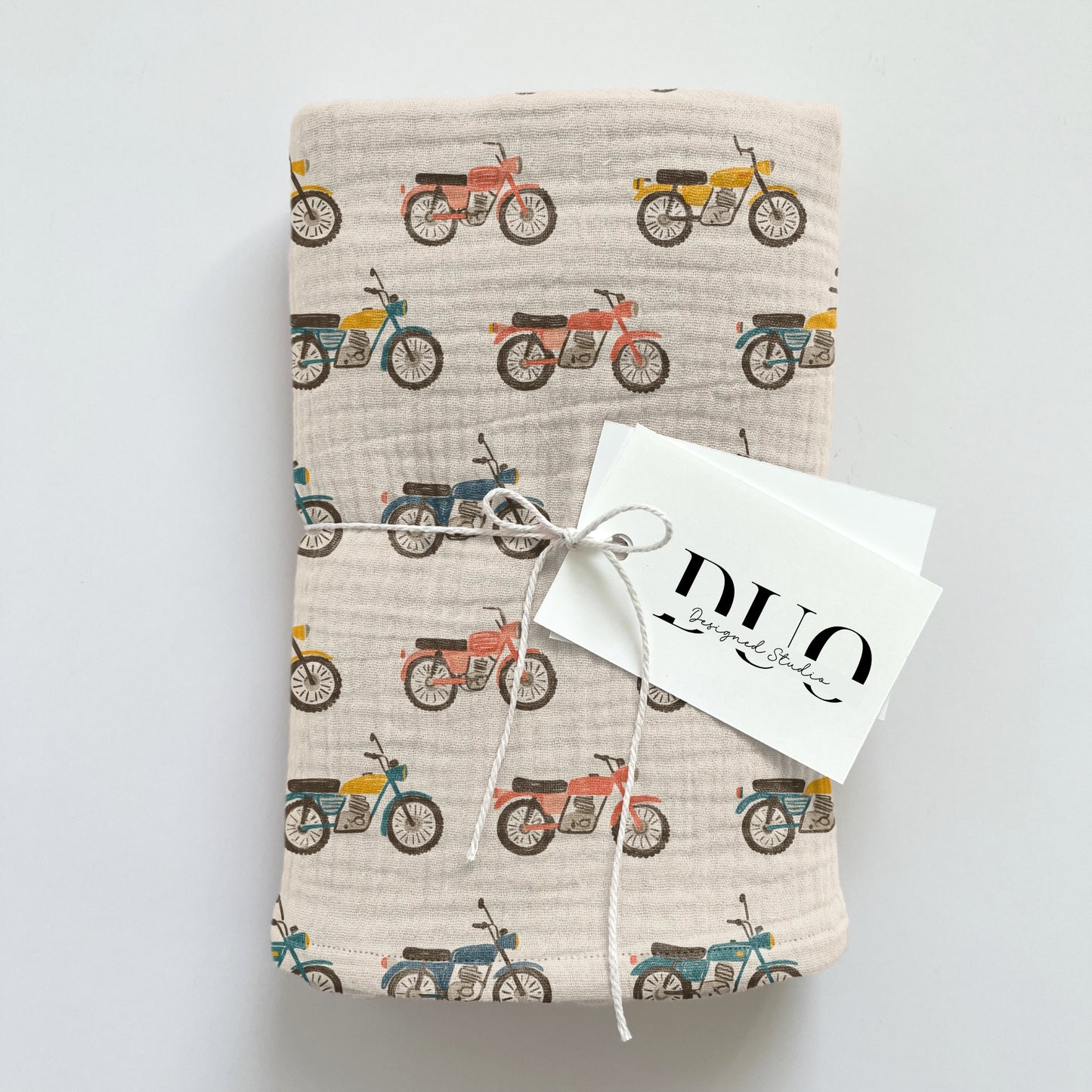 Motorbike Digital Seamless Pattern