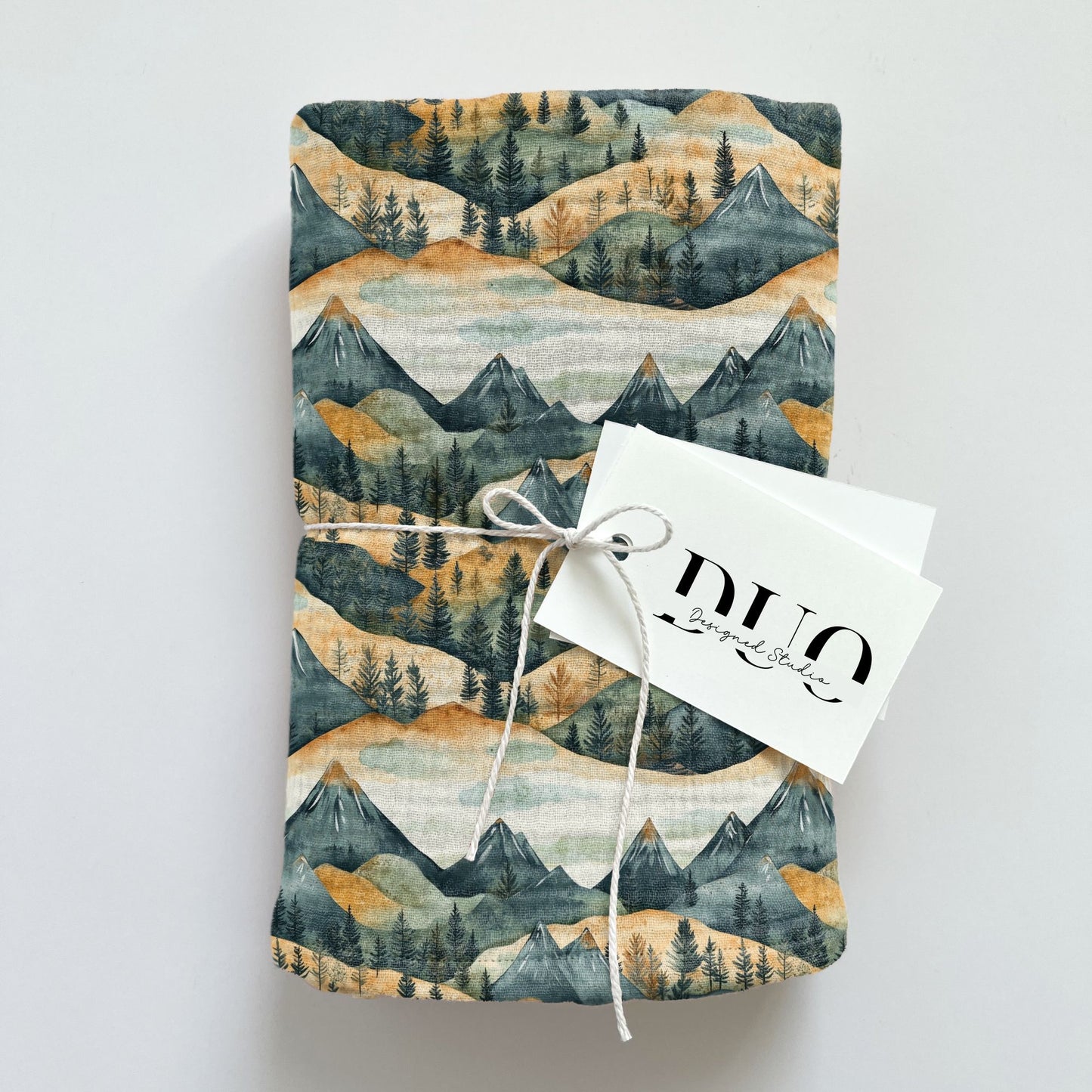 Mountains are Calling Digital Seamless Pattern