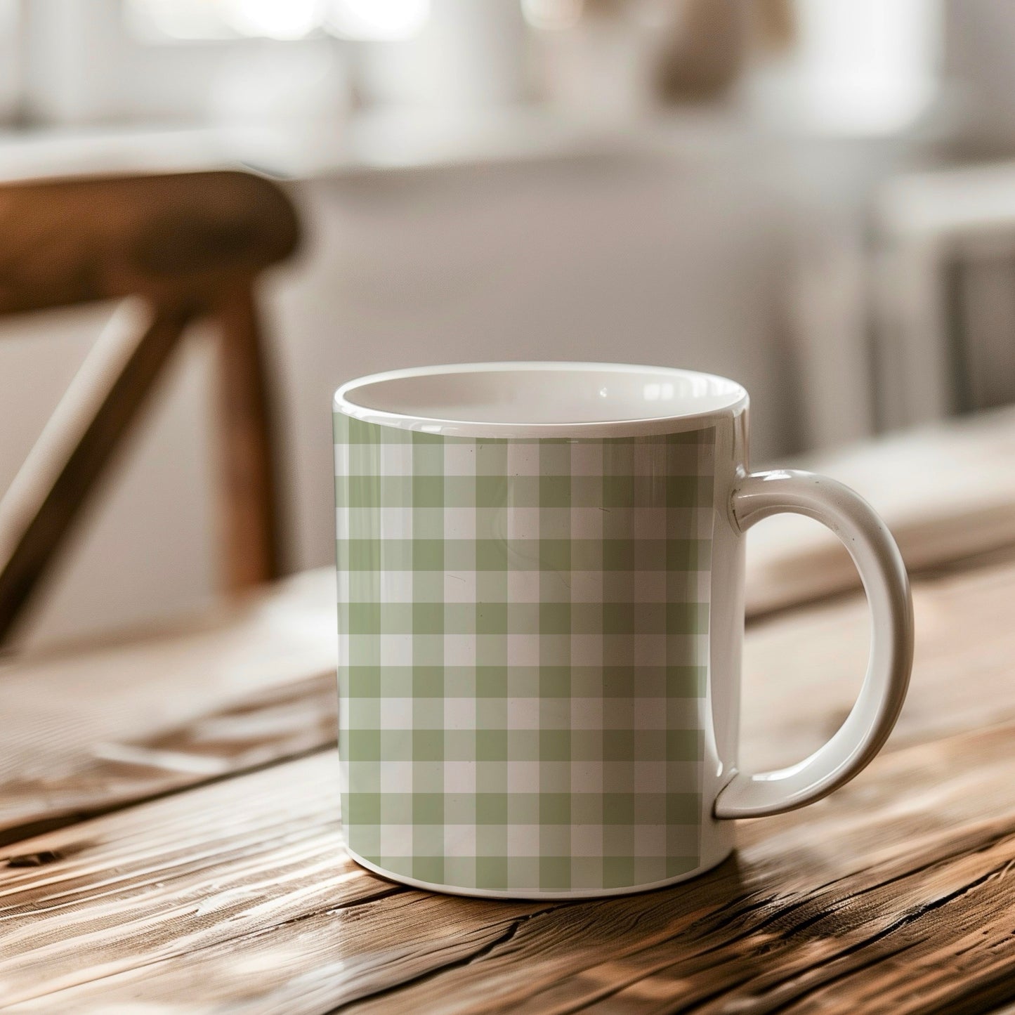 Christmas Green Gingham