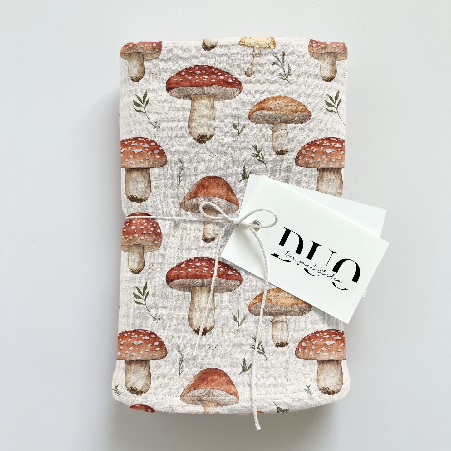 Mushroom Field Digital Seamless Pattern
