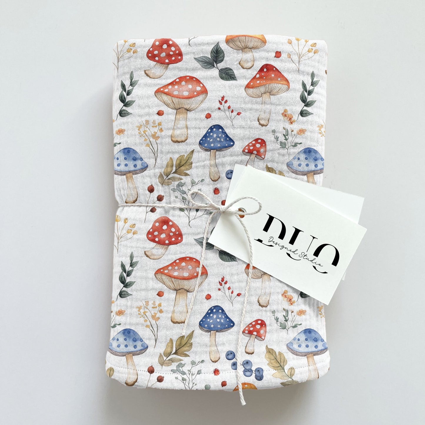 Mushroom Field Digital Seamless Pattern