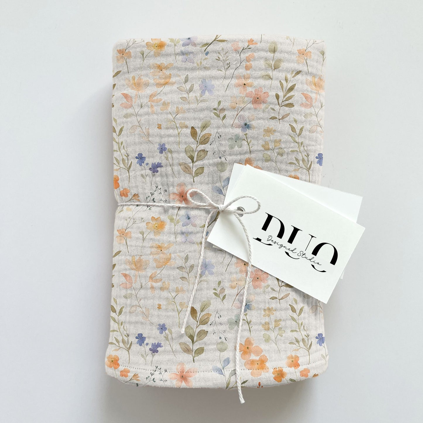 Muted Watercolour Floral Digital Seamless Pattern