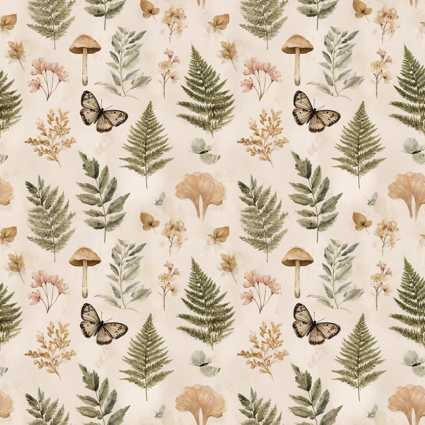 Natures Dream Digital Seamless Pattern