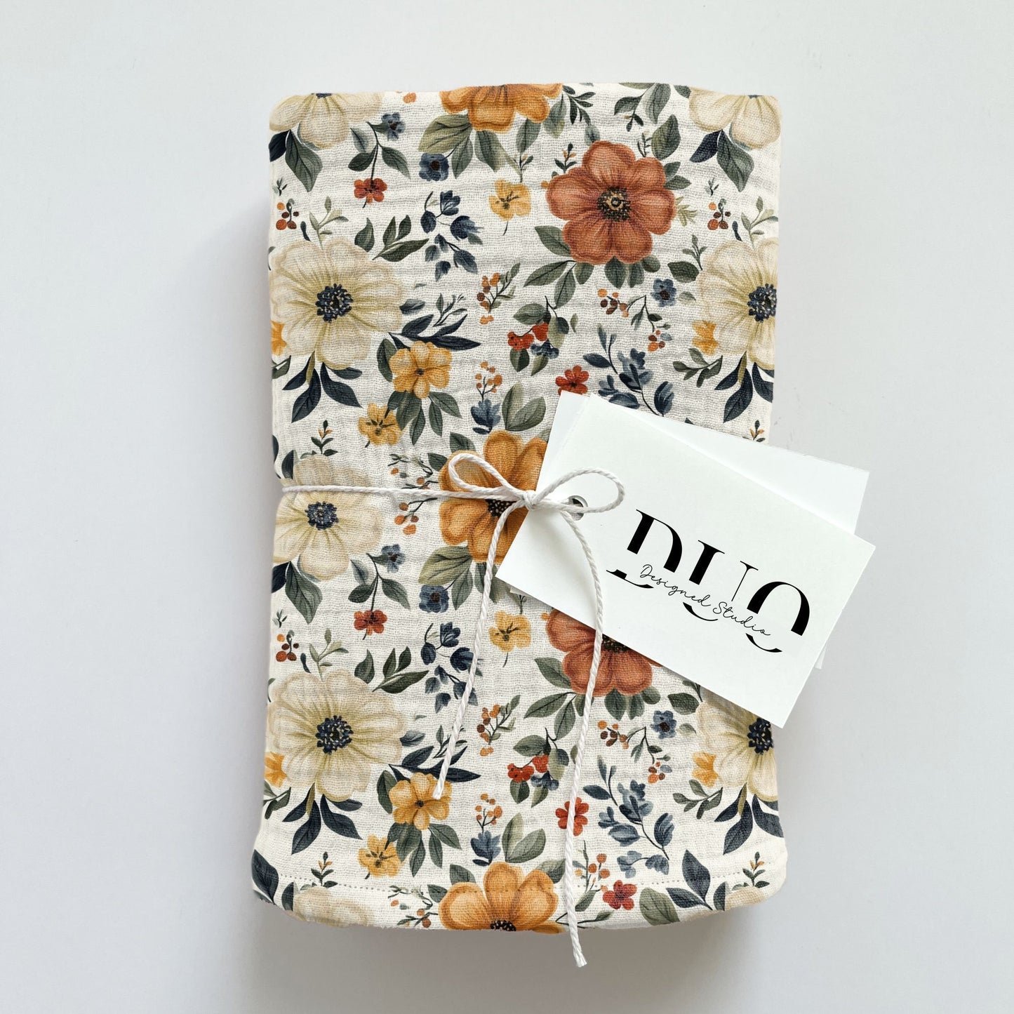 Neutral Bohemian Floral Digital Seamless Pattern