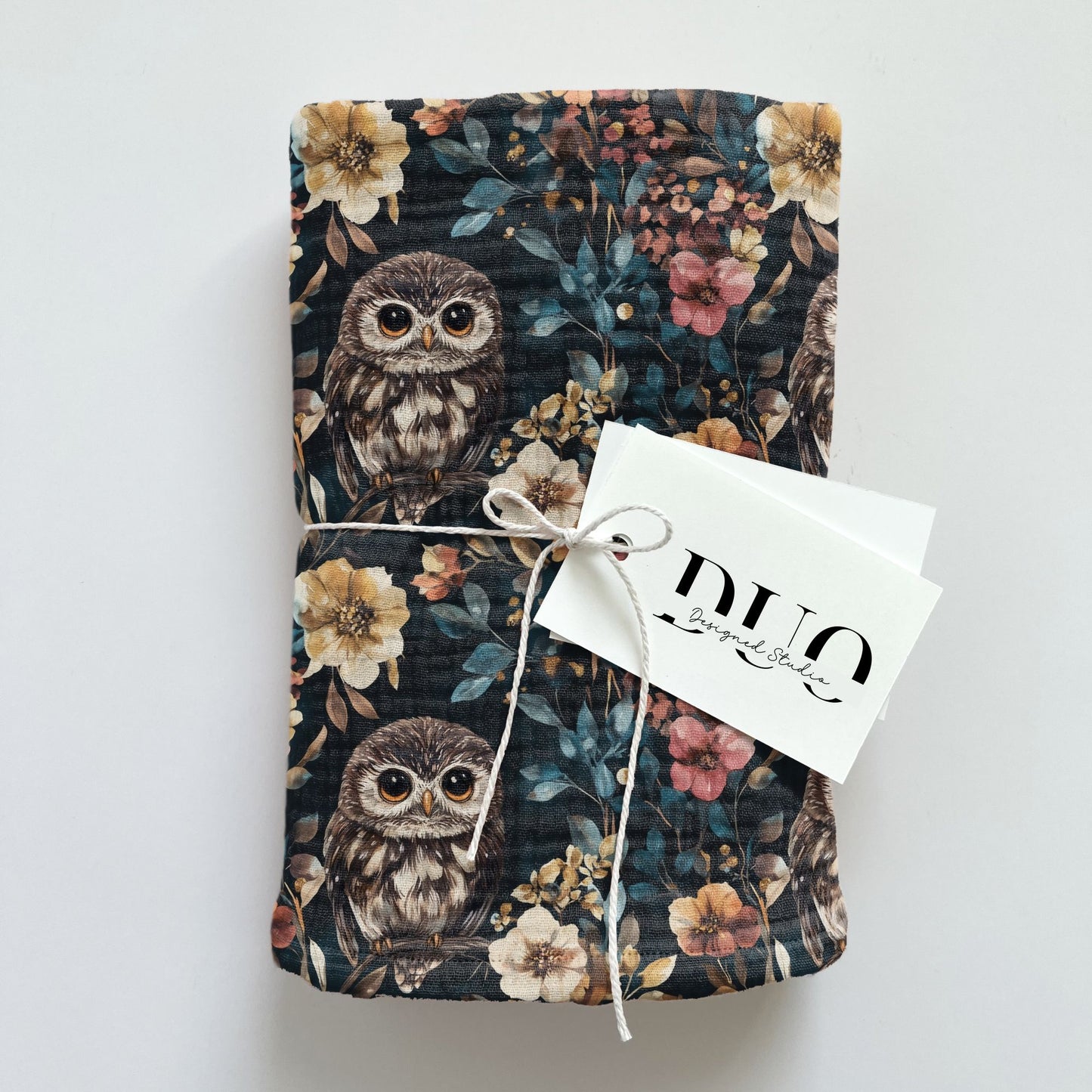 Night Owl Digital Seamless Pattern