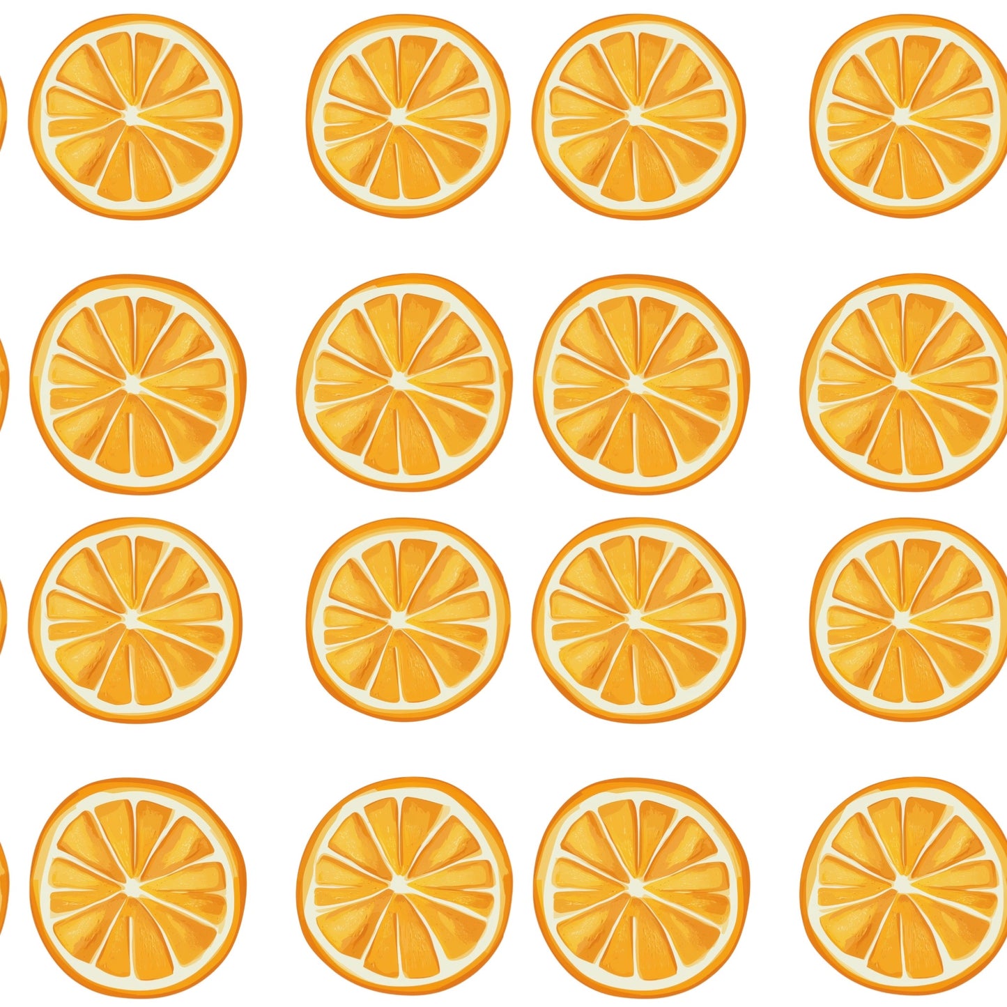 Orange Slices Digital Seamless Pattern