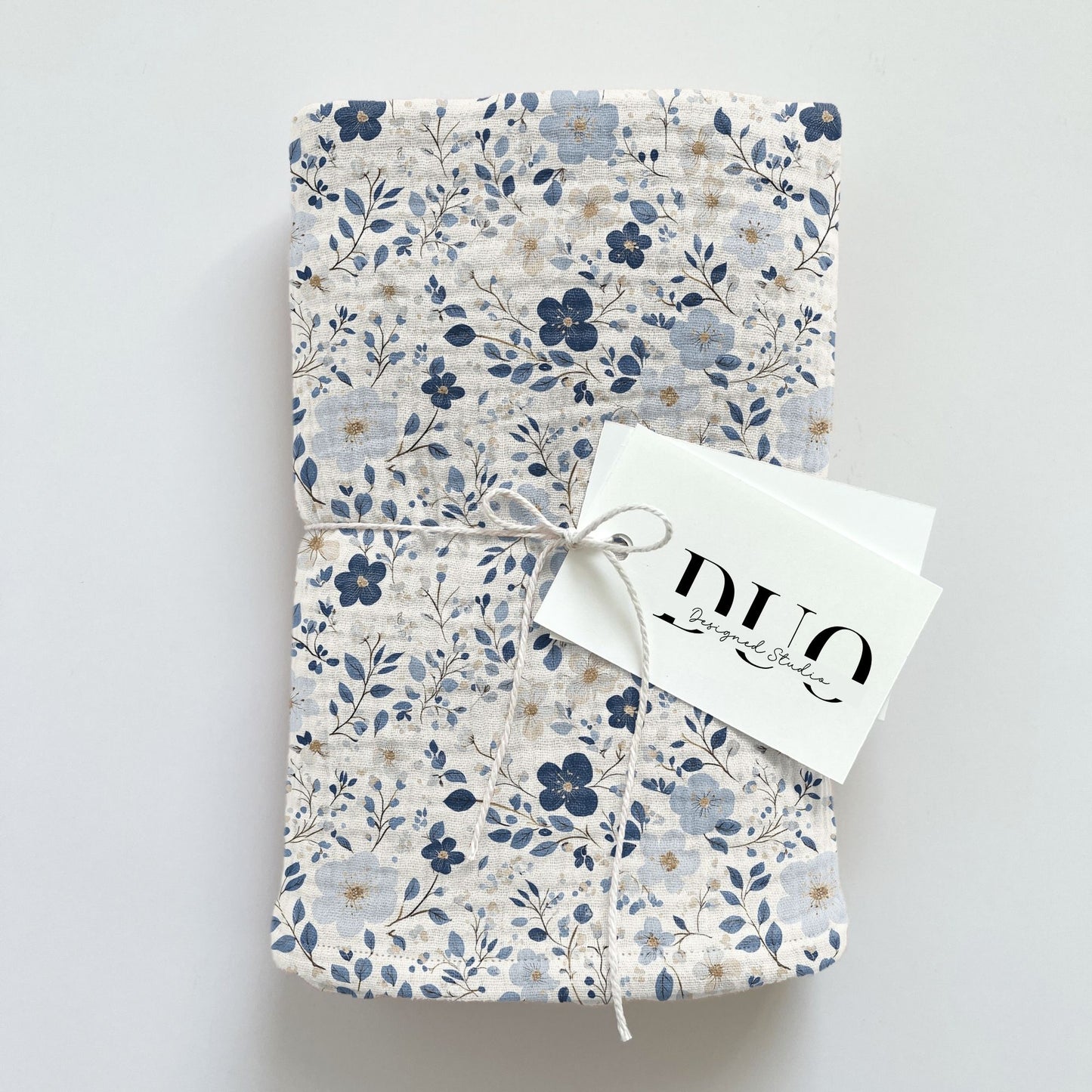Pastel Blue Floral Digital Seamless Pattern