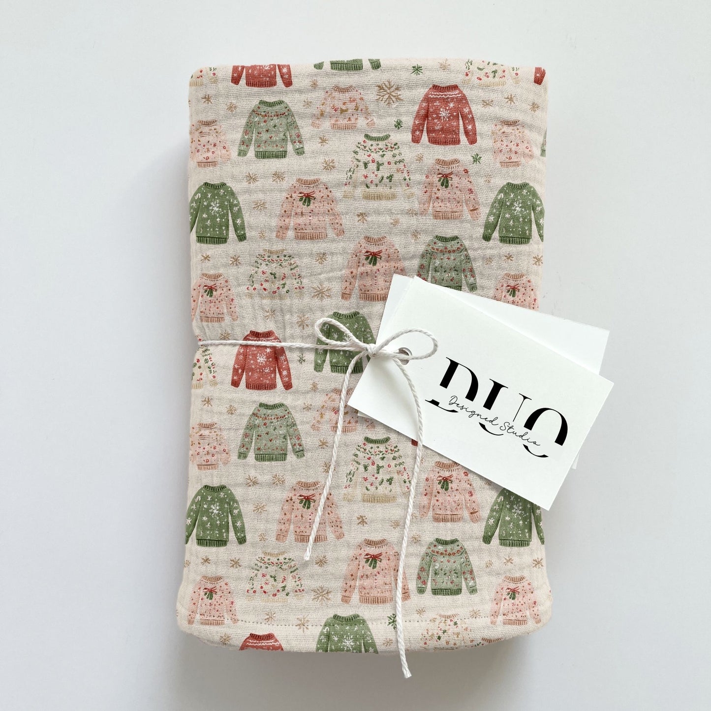 Pastel Christmas Sweaters Digital Seamless Pattern