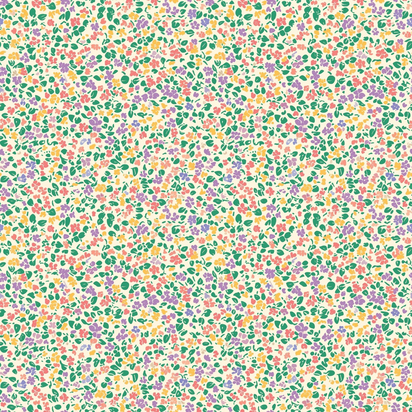 Pastel Ditsy Floral Digital Seamless Pattern
