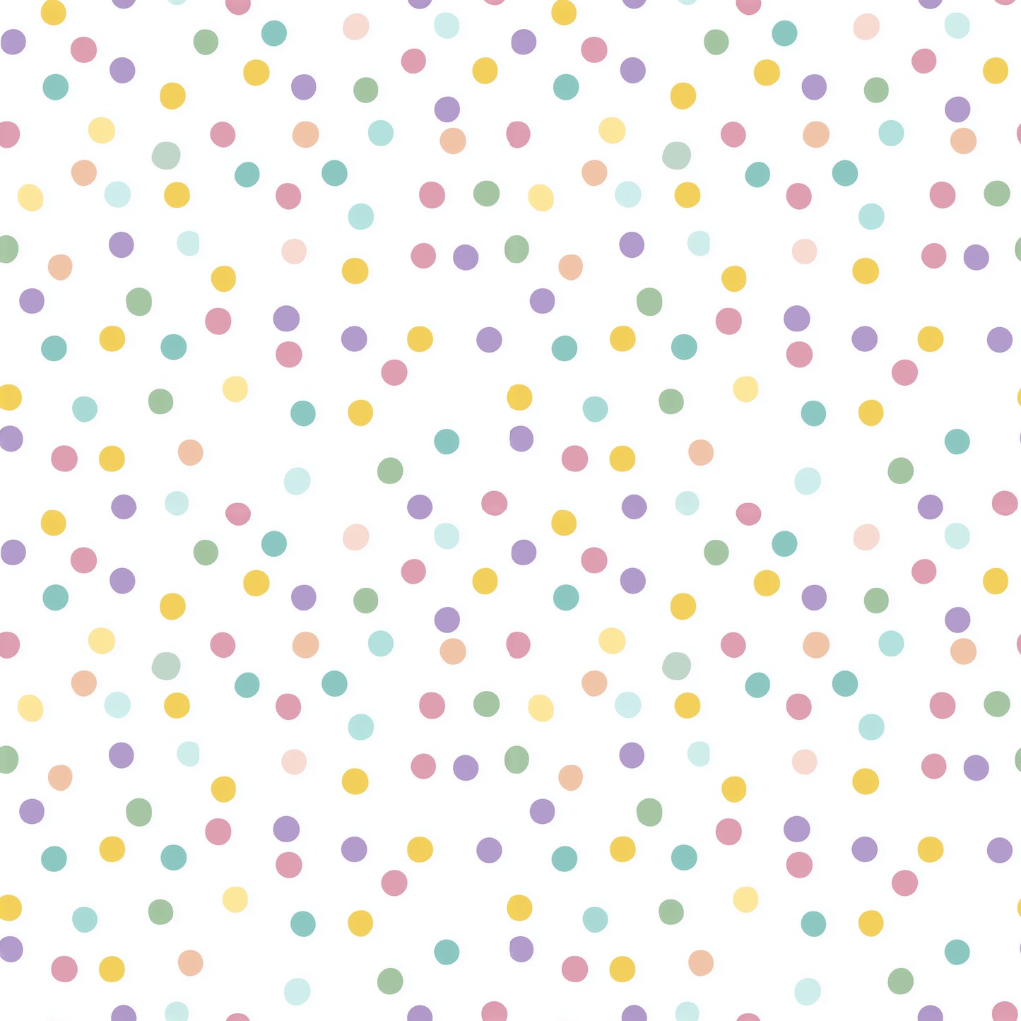 Pastel Dots Digital Seamless Pattern