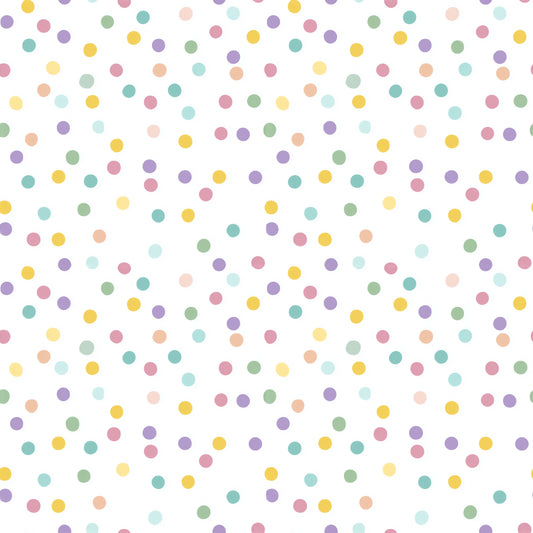 Pastel Dots Digital Seamless Pattern