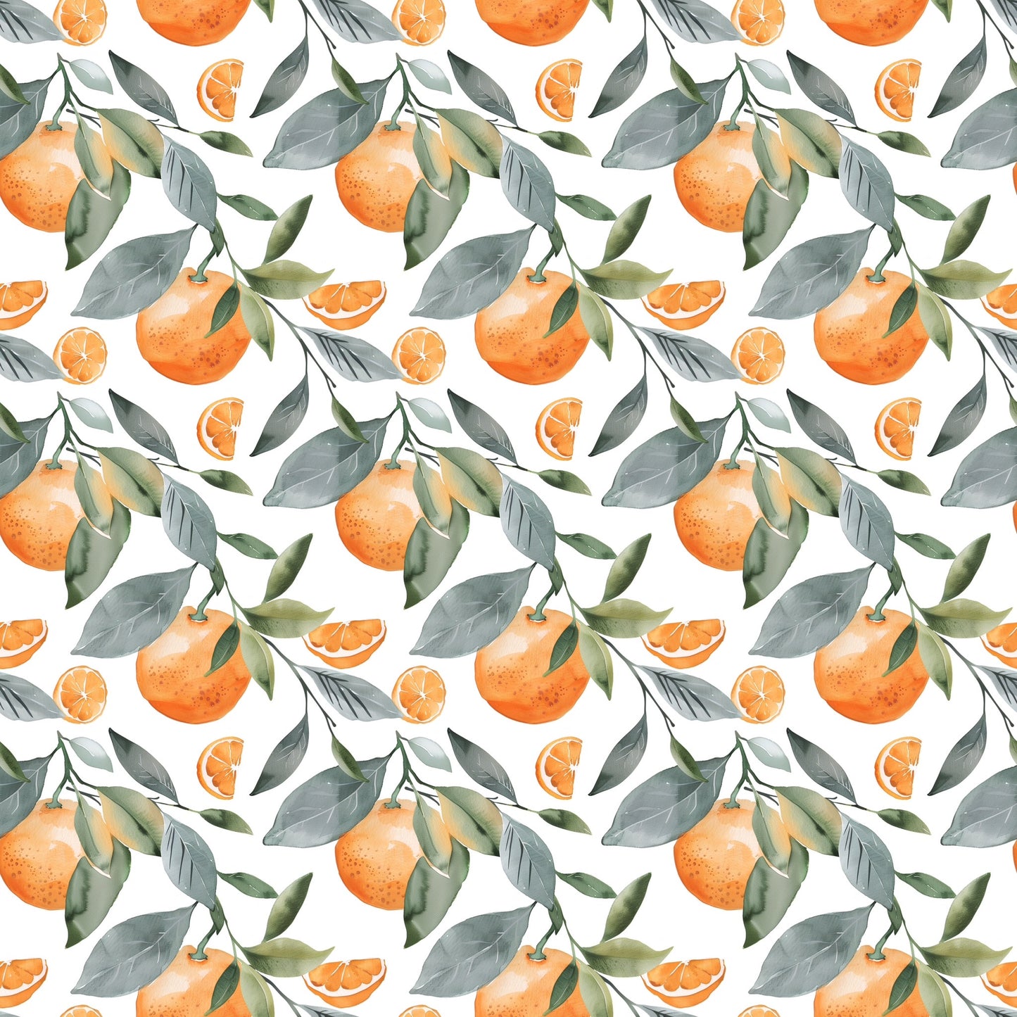 Pastel Oranges Digital Seamless Pattern