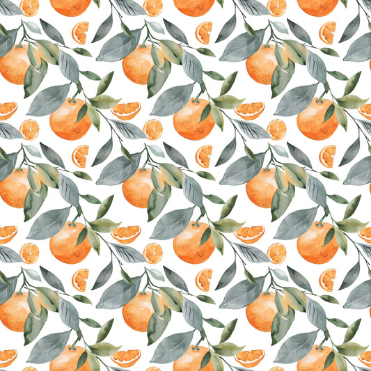 Pastel Oranges Digital Seamless Pattern