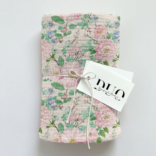 Pastel Pink Ditsy Floral Digital Seamless Pattern