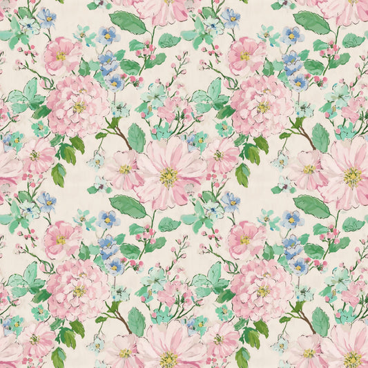 Pastel Pink Ditsy Floral Digital Seamless Pattern