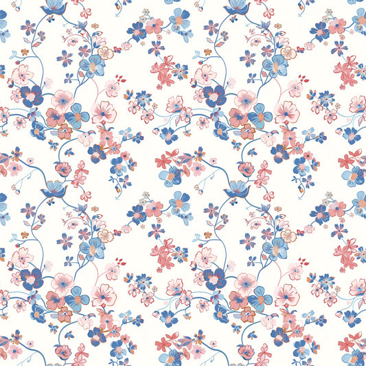 Pastel Wilderness Digital Seamless Pattern