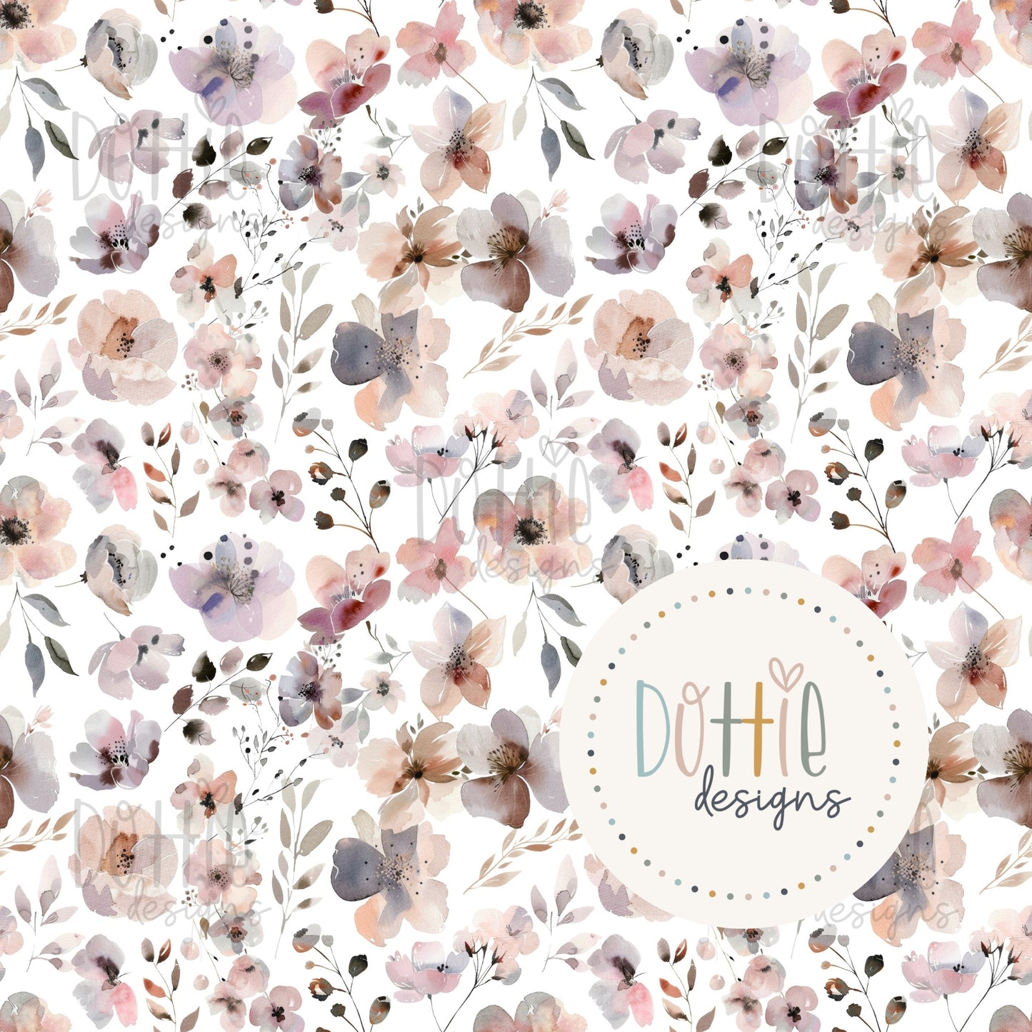 Pastel Wildflowers