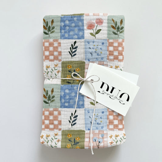 Patchwork Checks Digital Seamless Pattern