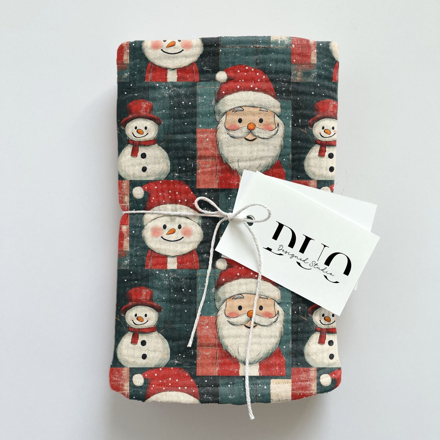 Patchwork Christmas Digital Seamless Pattern