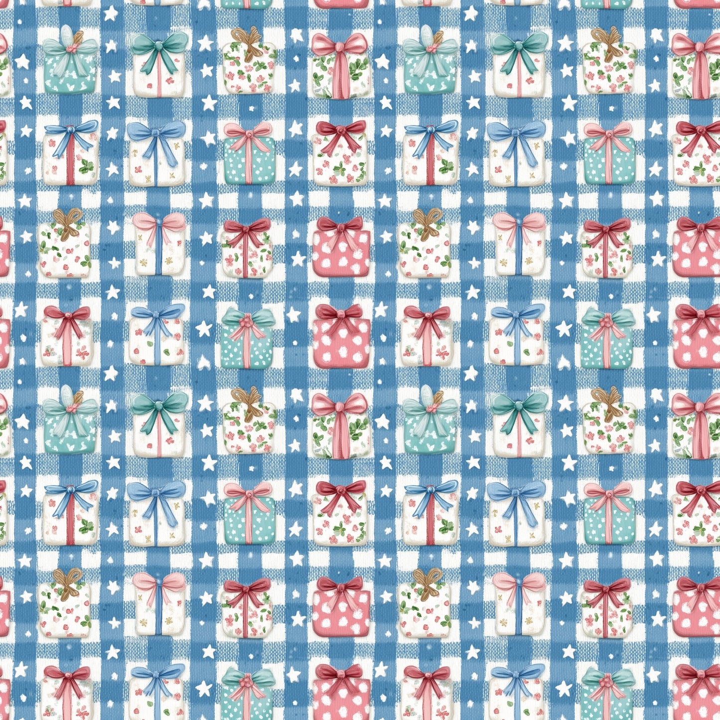 Patriotic Gifts Digital Seamless Pattern