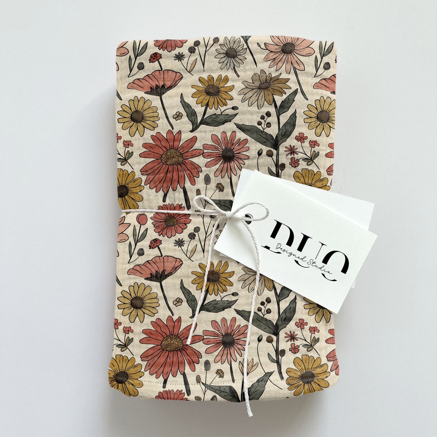 Penned Florals Digital Seamless Pattern